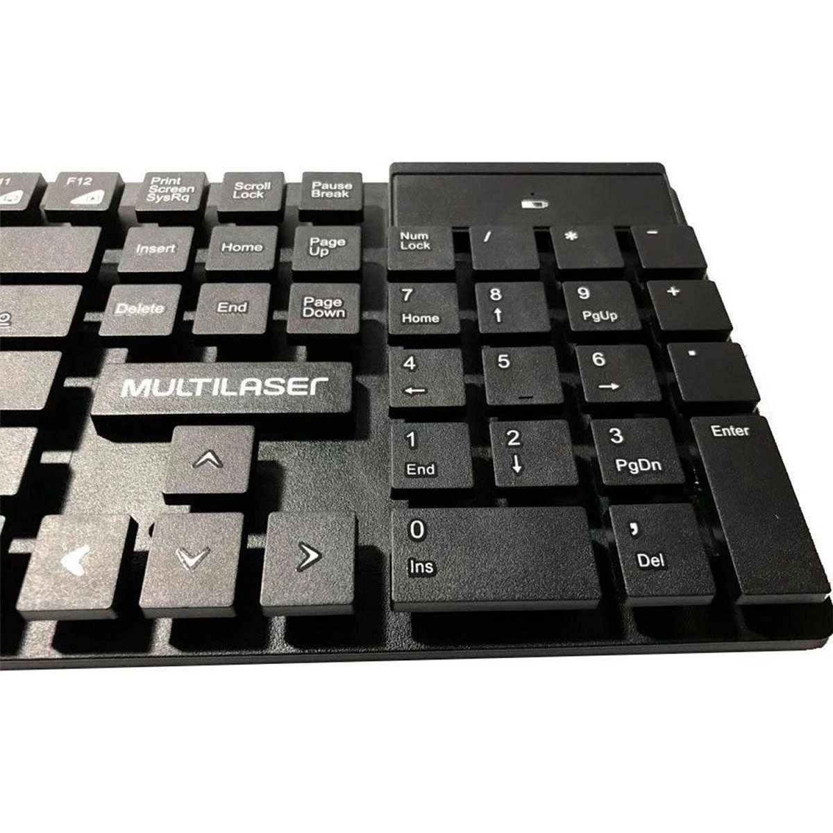 Teclado e Mouse Sem Fio 2.4GHZ com teclado Flutuantes Preto Multilaser - TC251