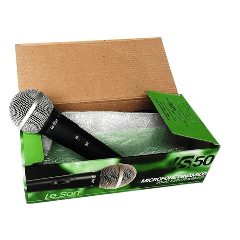 Microfone com Fio Dinâmico LS-50 Leson 2AM002283