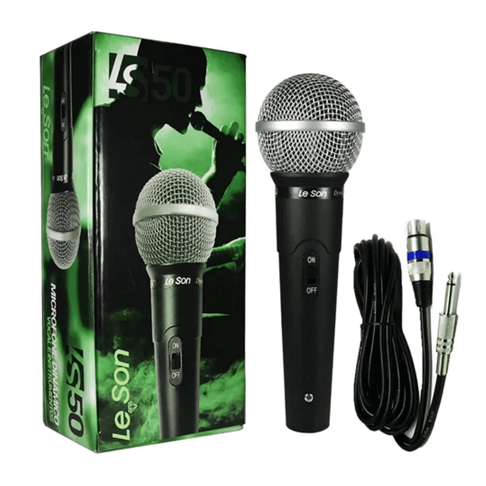 Microfone com Fio Dinâmico LS-50 Leson 2AM002283