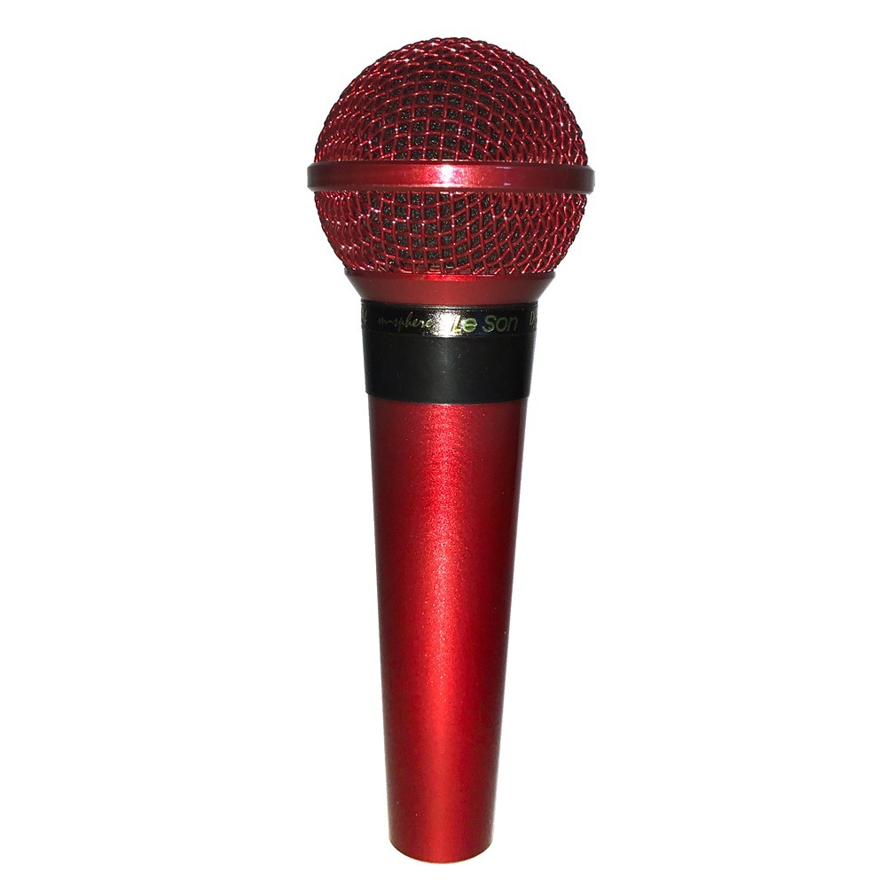 Microfone com Fio Profissional Vermelho SM-58 P4 - Leson 2AM002266