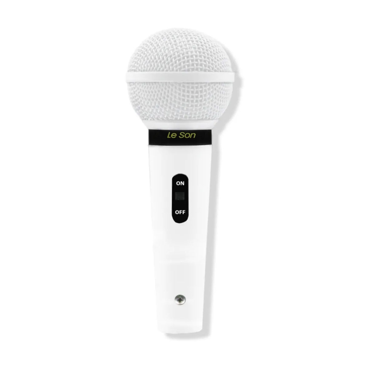 Microfone com Fio Profissional Branco SM-58 P4 - Leson 2AM002267