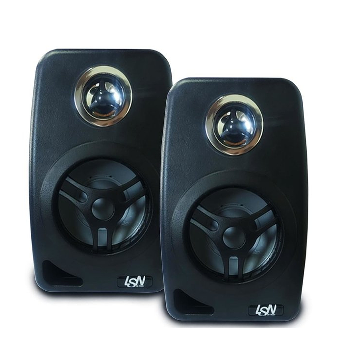 Par Caixa de Som Ambiente Alto-Falante 70W RMS 8 Ohms Preto Bobina Simples 4 Pol Leson - 2LS070CXP