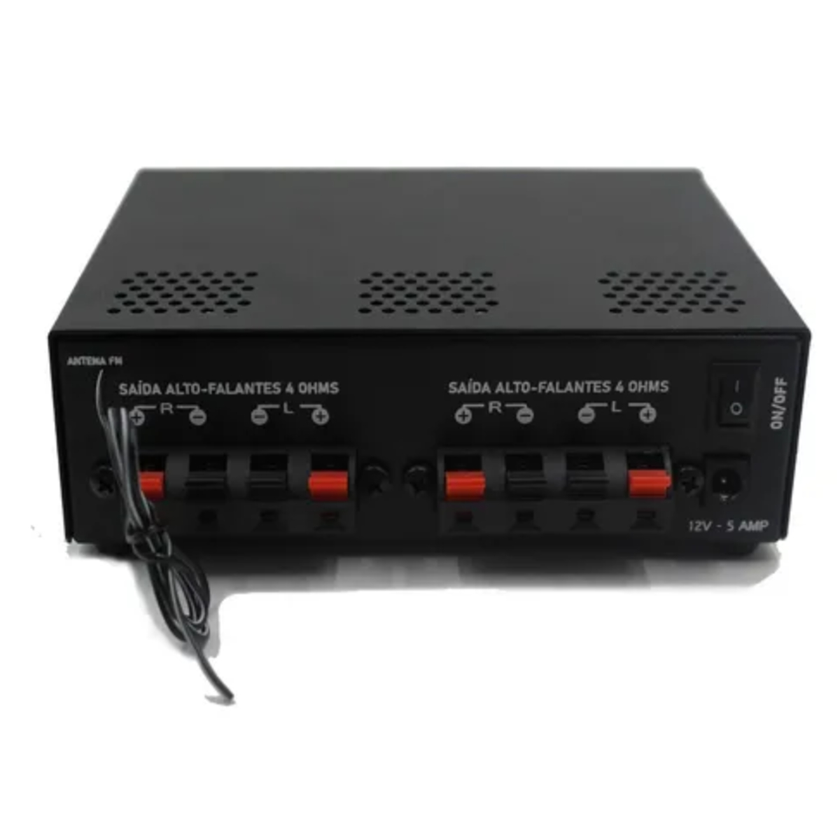Amplificador Receiver para Som Ambiente Pro Home 120w 4 Canais Bluetooth 2LS000120 Leson
