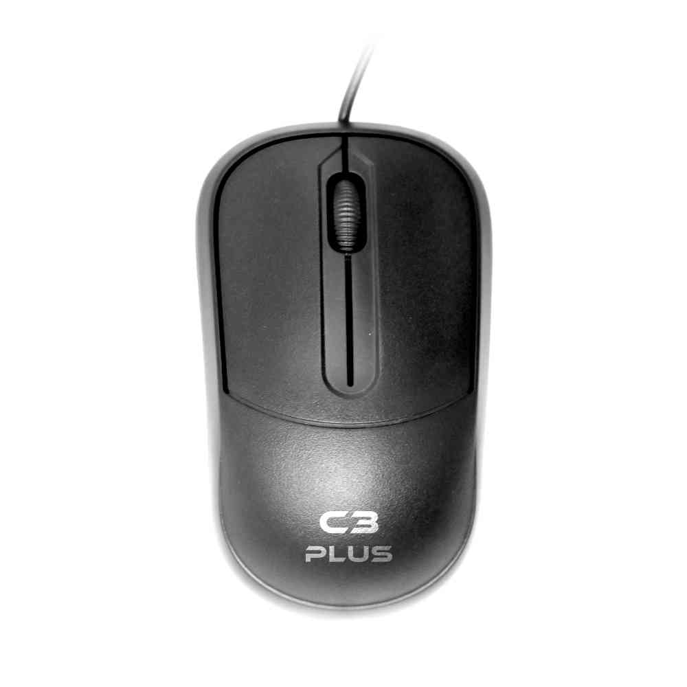 COMP Kit 10 Mouses USB Preto C3Plus C3Tech - MS-35BK