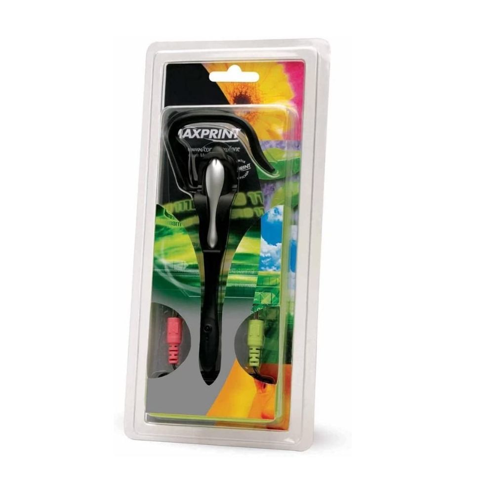 COMP Kit 5 Fone de Ouvido com Microfone Single Maxprint Preto/Prata - 60262-5