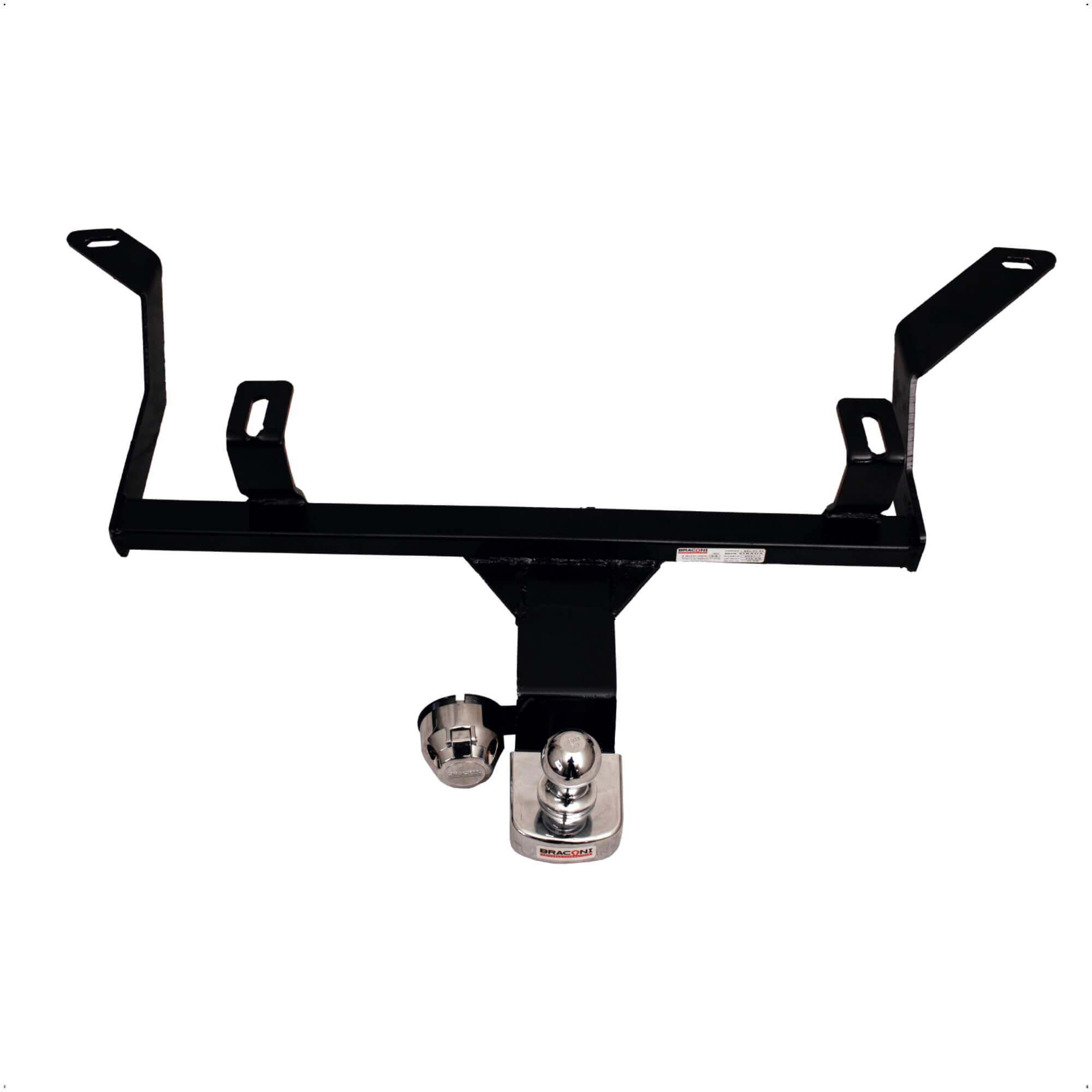 Engate Reboque Fixo Strada 2021 em diante 450kg de Tração com Bola Cromada Braconi - FT-53