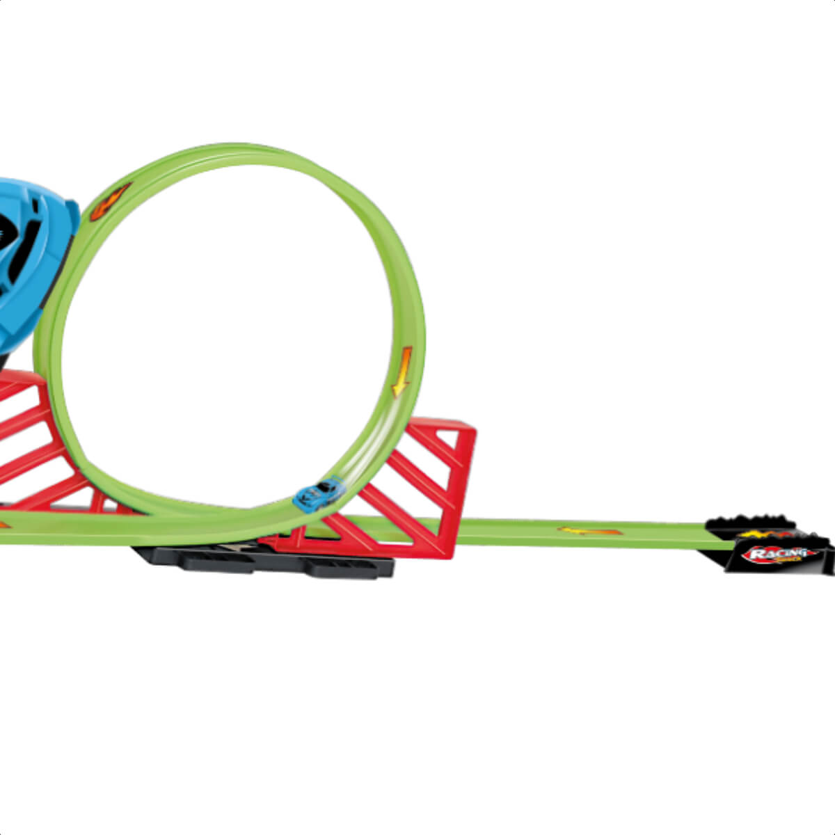 Brinquedo Pista Com Loop 360 22 Peças com 1 Carrinho Express Wheels Multikids - BR1016