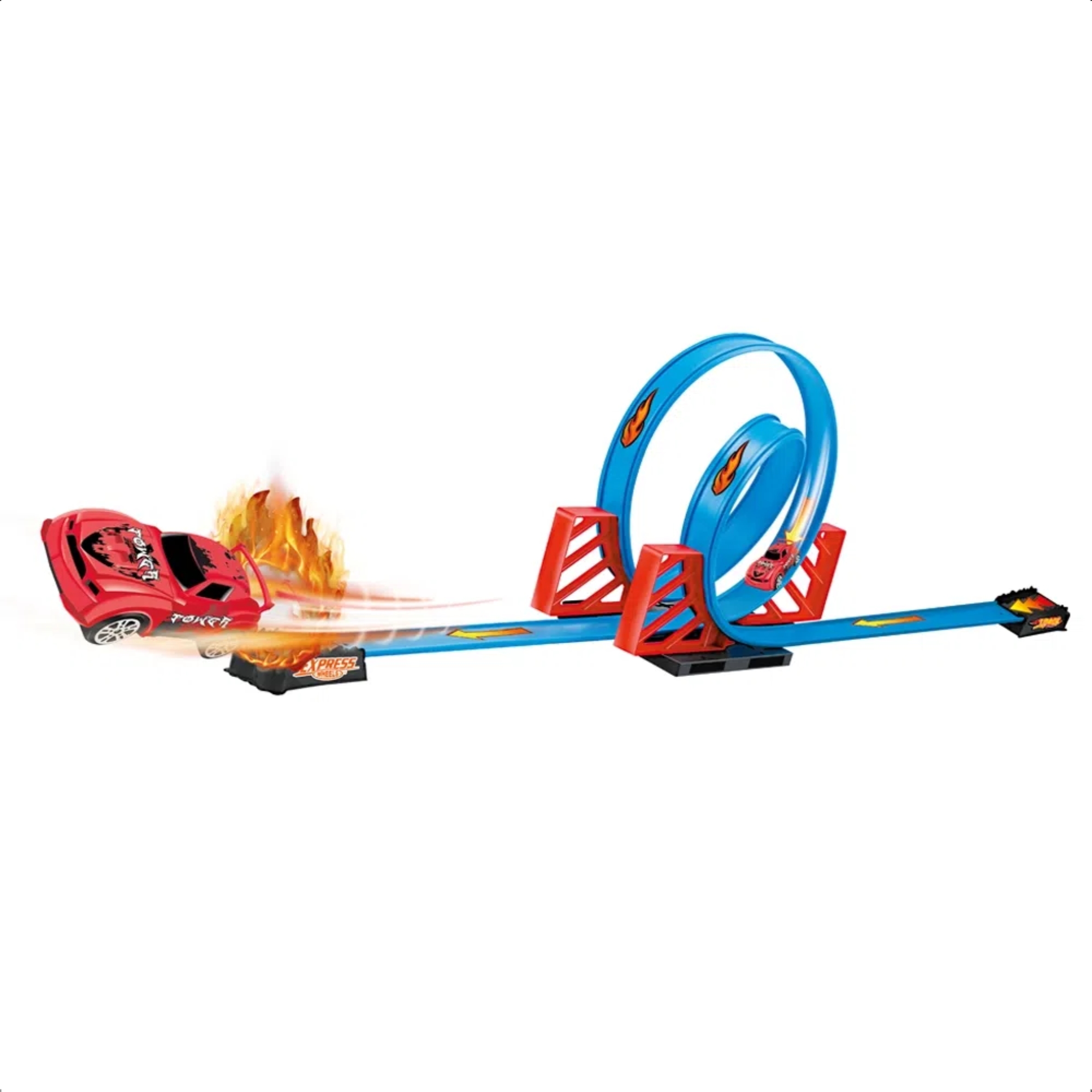Pista de Corrida Power Track Duplo Loop 360º Multikids - BR1021