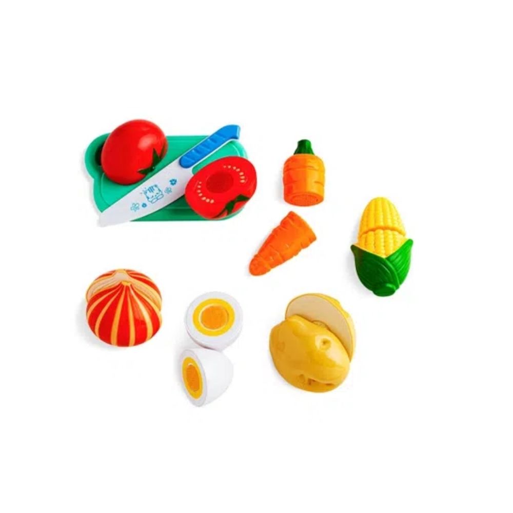 Creative Fun Mini Feirinha Divertida 6 Legumes Com Velcro Multikids - BR1108