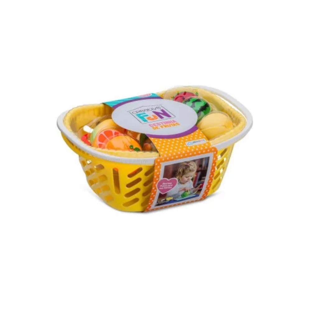 Creative Fun Cestinhas de 6 Frutas Cor Sortida Multikids - BR1114