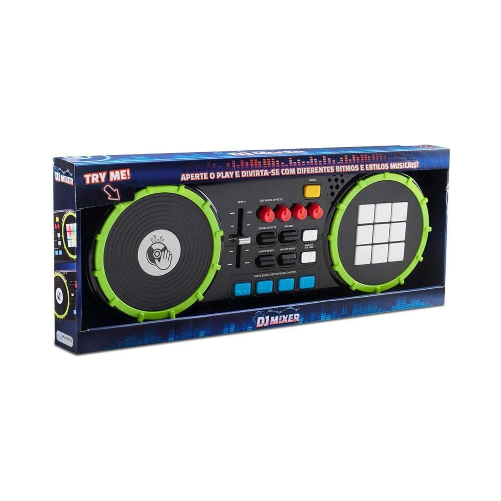 Brinquedo Dj Mixer Painel de Led Multikids - BR1175