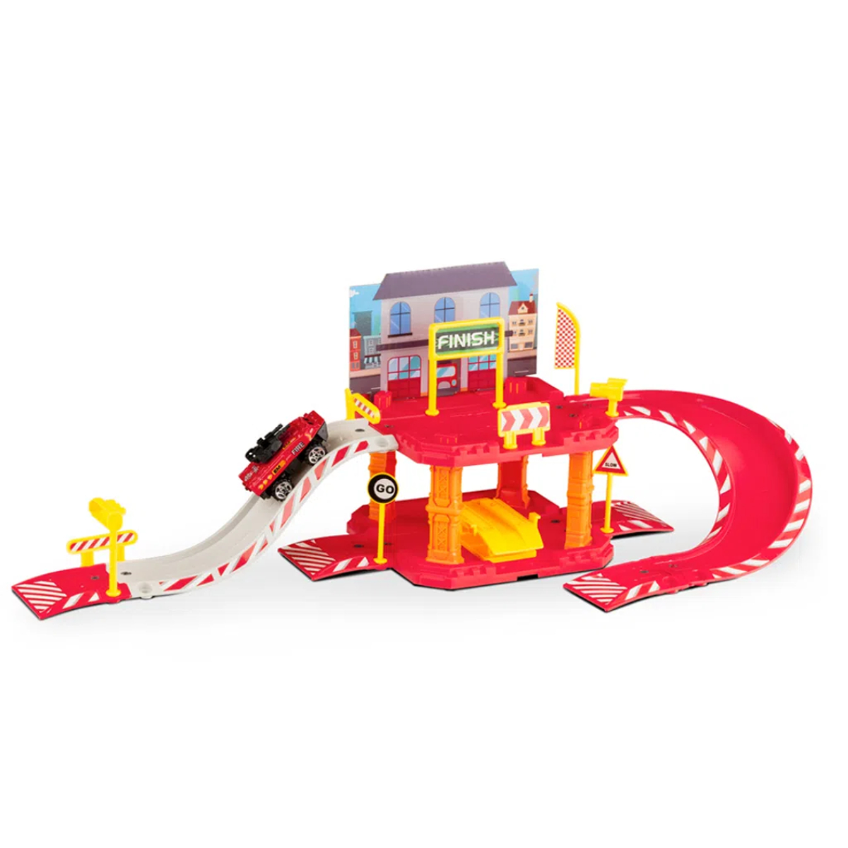Express Wheels Garagem Bombeiro 40 Peças Multikids - BR1235
