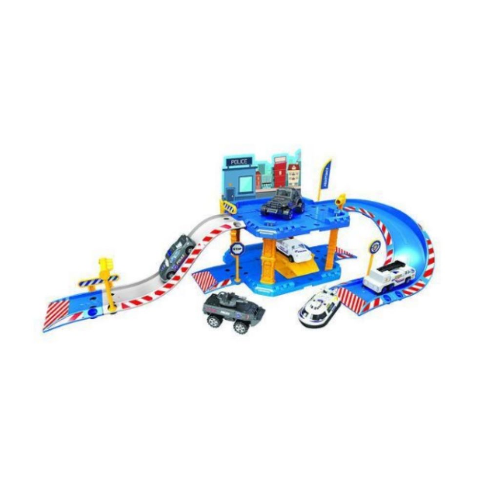 Express Wheels Garagem Polícia 40 Peças Multikids - BR1237