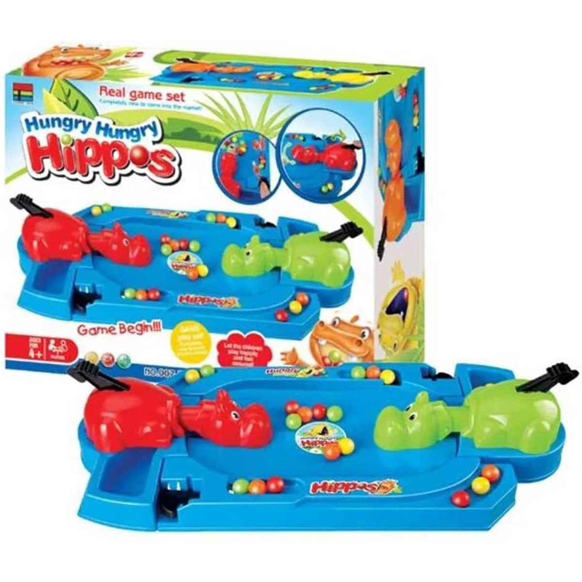 Jogo Brinquedo Infantil Hipopótamo Faminto Comer Bolinhas Multikids - BR1290