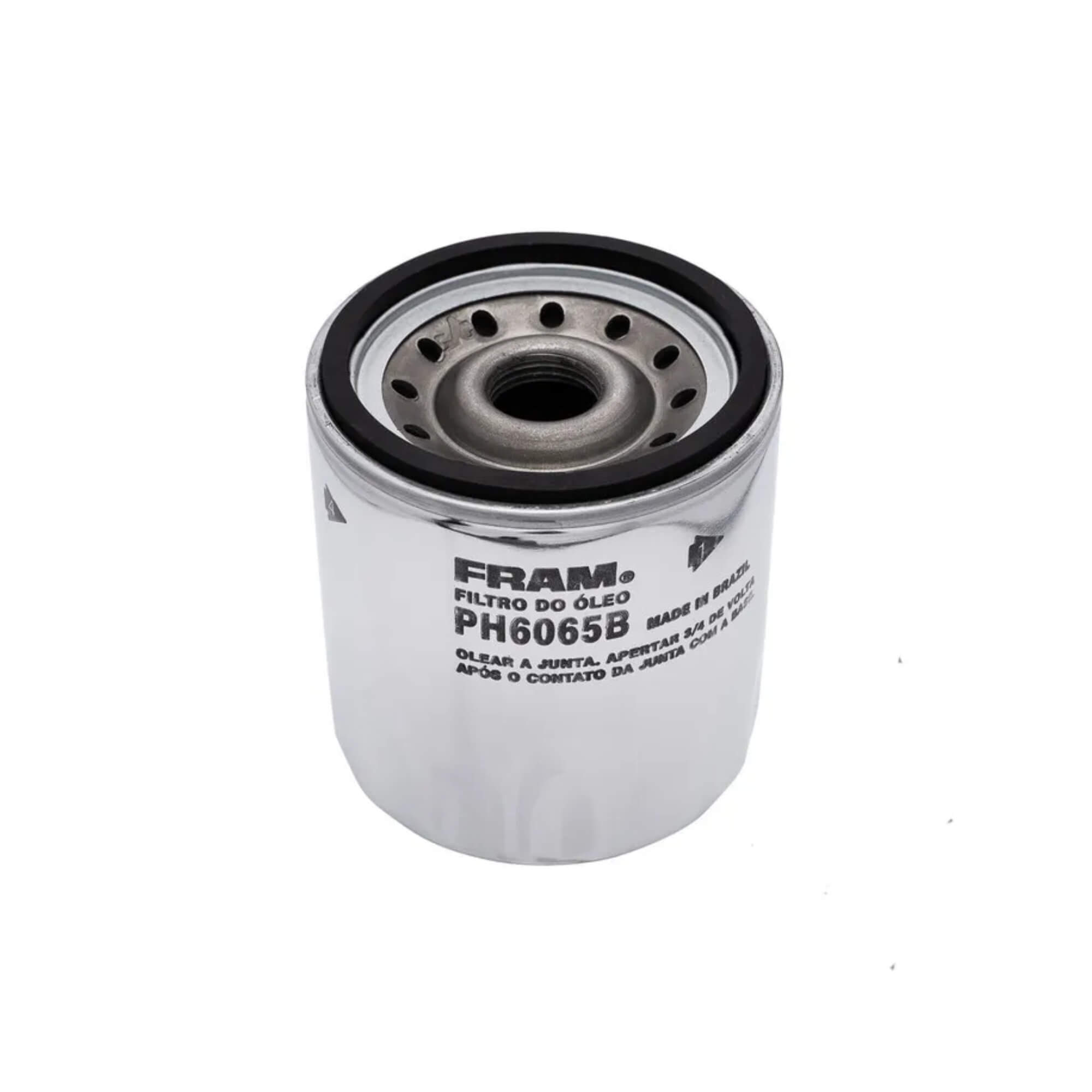 Filtro Óleo Cromado Harley Davidson Road King, FLSTFB, Electra Glide, Softail Deuce Fram - PH6065B