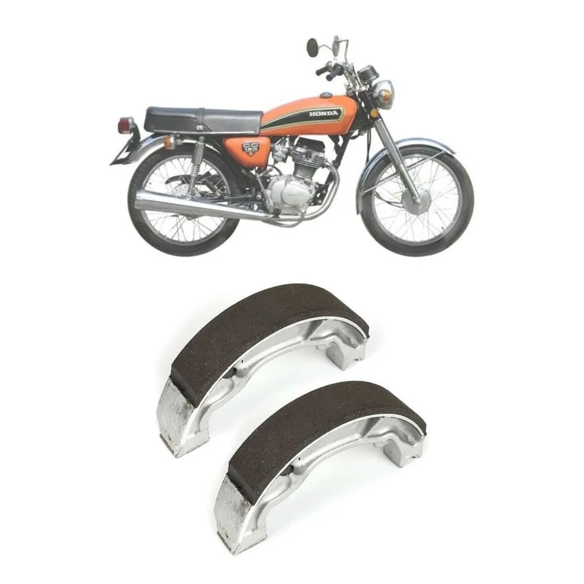 Sapata de Freio para Motos Dianteiro/Traseiro Cobreq - 0304-CP