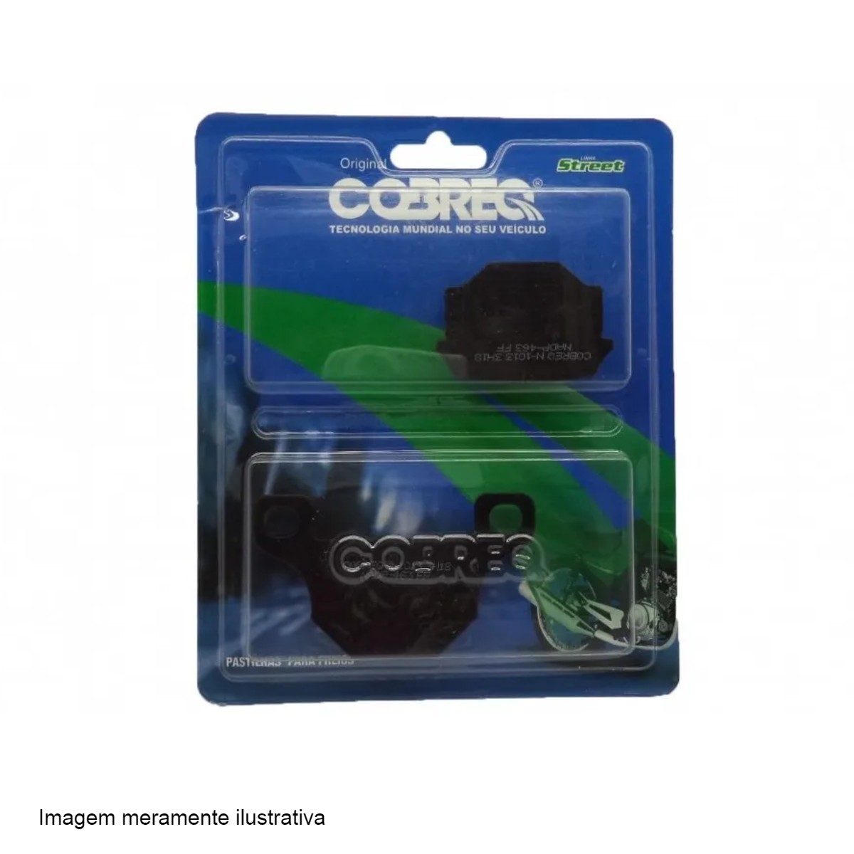 Pastilha de Freio Moto Agrale/Dayun/Kasinski/FYM/Sigma/Susuki/UM/Traxx/Brandy Cobreq - N1013