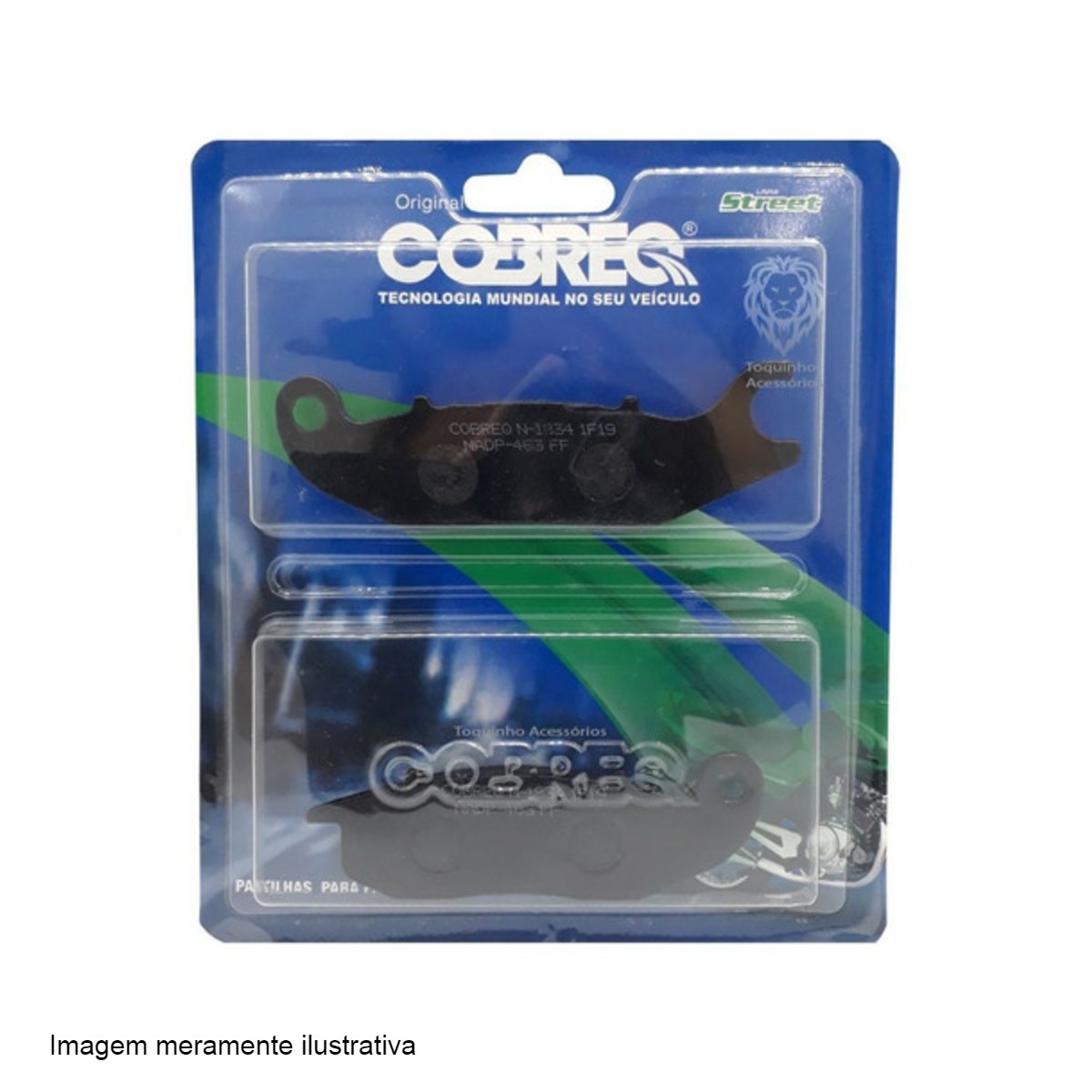 Pastilha de Freio Moto Honda/Vespa/Yamaha Cobreq - N 1834