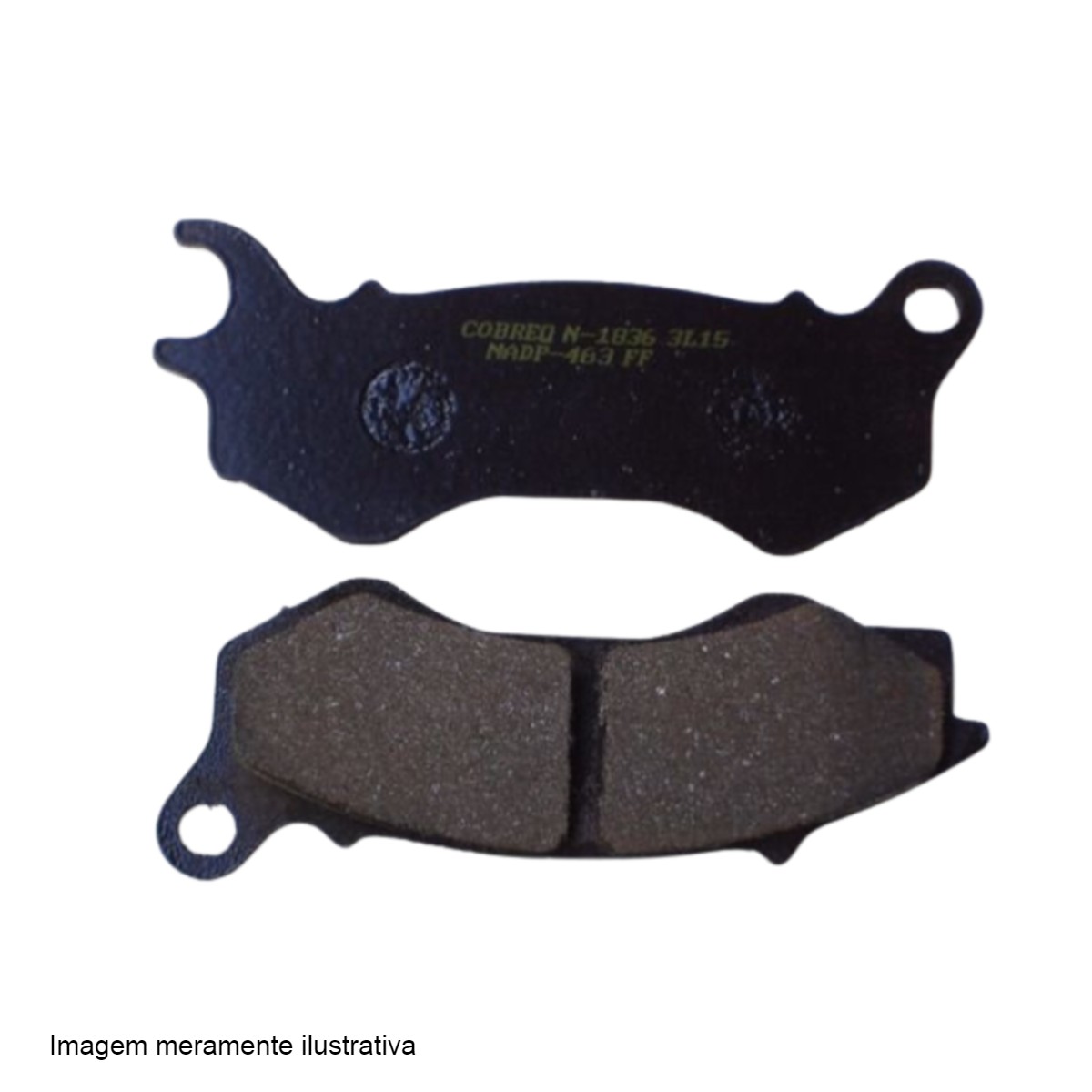 Pastilha de Freio dianteira Moto Honda CG Titan 150 EXCBS/160 EX ESD Cobreq - N 1836