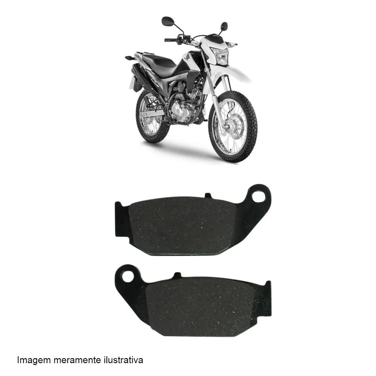 Pastilha de Freio Moto Traseira Honda/Susuki Cobreq - N 1840