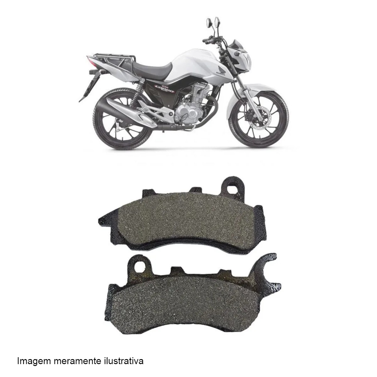Pastilha de Freio Moto Honda CG Titan 160/ Cargo 160/ Fan 160 / 2018 em diante Cobreq - N1882
