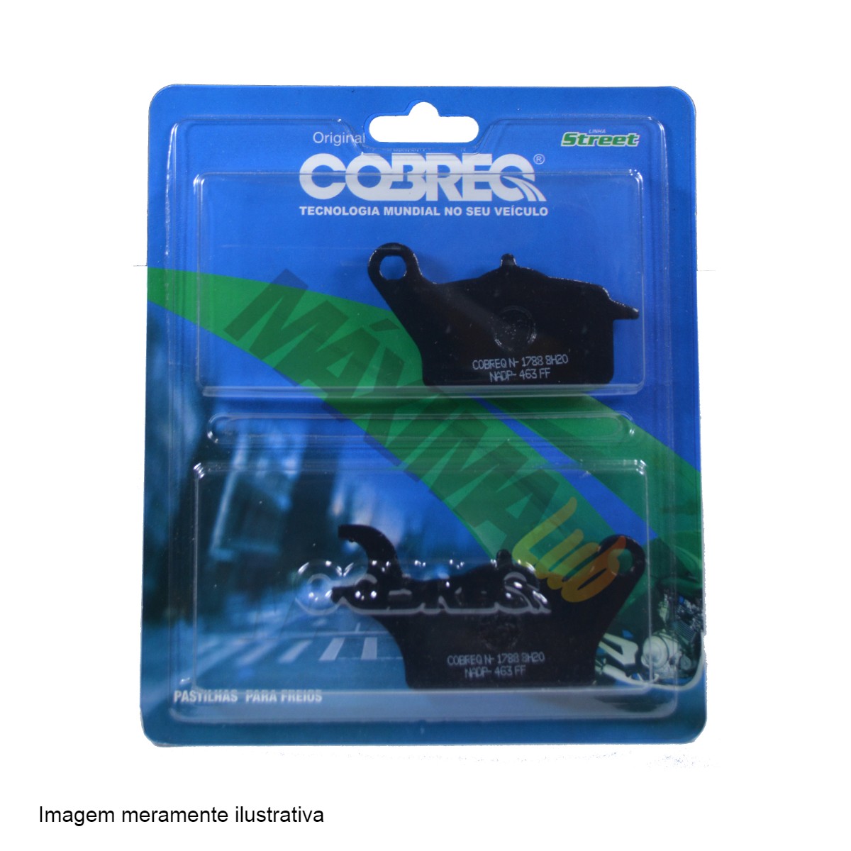 Pastilha de Freio Moto Honda/Susuki/Yamaha Cobreq - N 1788