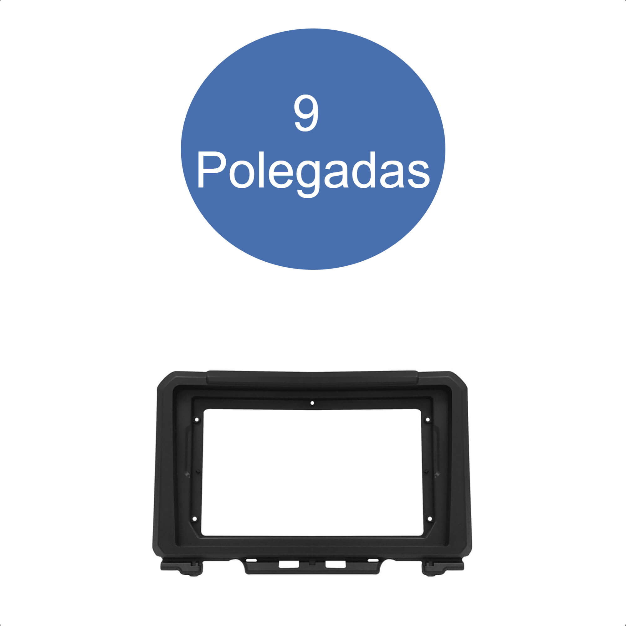 Moldura 9 Polegadas Preto Jimny 2019/2020/2021 Expex - EPX9SU001