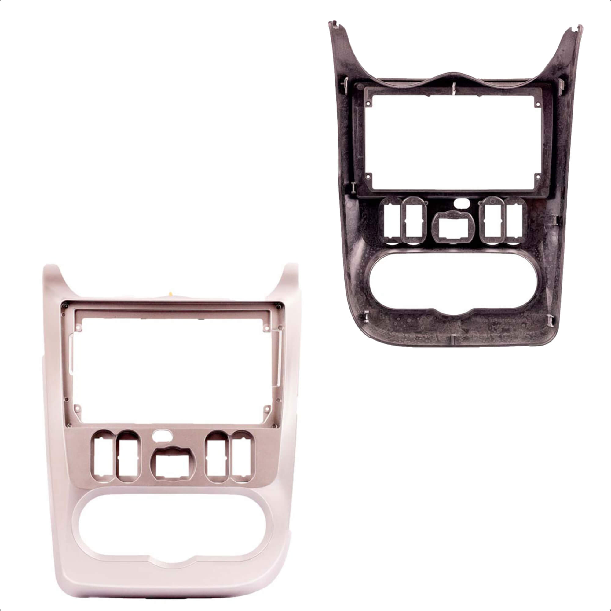 Moldura 9 Polegadas Prata Sandero Authentique Expression Stepway Privilege Expex - EPX9RN006