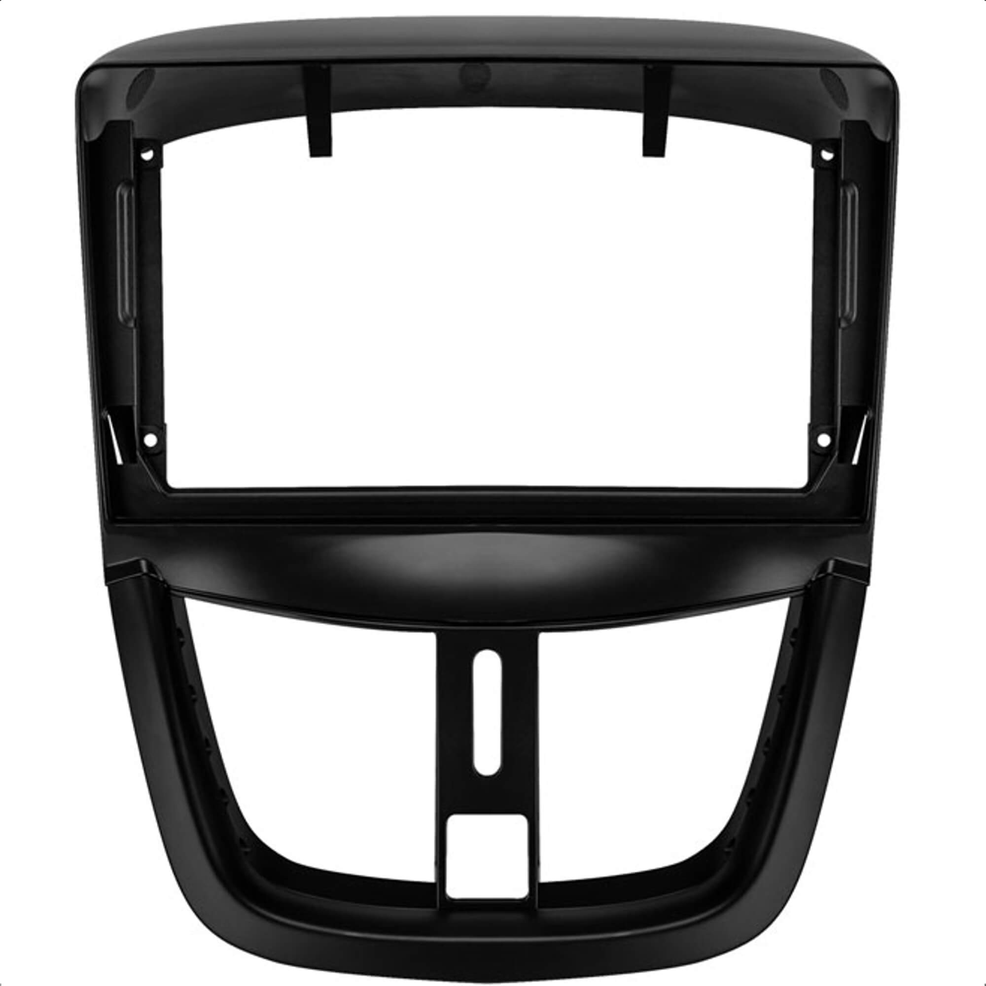 Moldura 9 Polegadas  PEUGEOT 207 - 9 POLEGADAS Preto 207 2006-2012 Expex - EPX9PG003