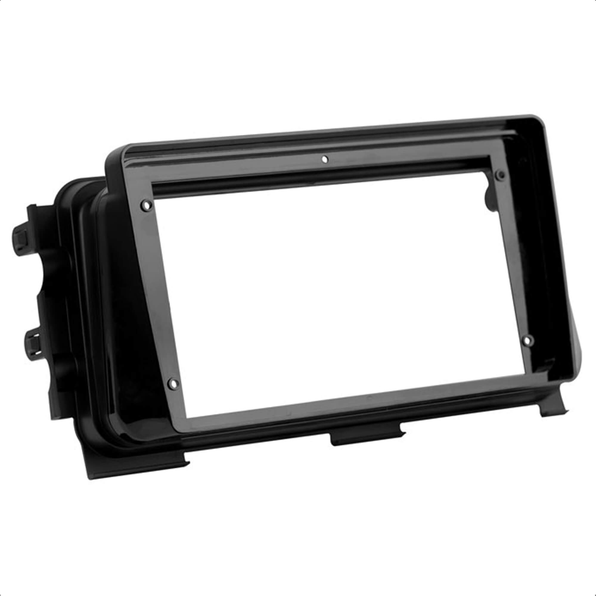 Moldura 9 Polegadas Black Piano Acompanha Suporte De Fixação Kicks 2016-2024 Expex - EPX9NS006