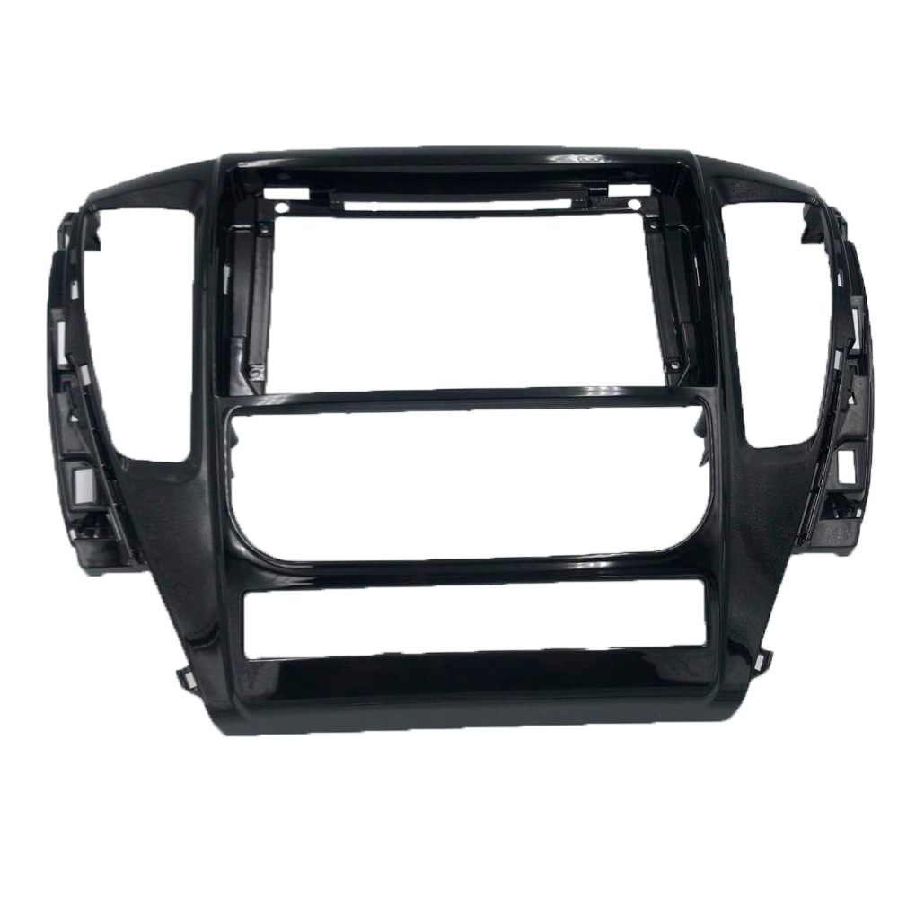 Moldura Pajero Sport 2017 em diante 2Din 9" Black Piano Expex - EPX9MT004