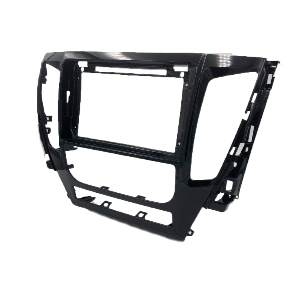 Moldura Pajero Sport 2017 em diante 2Din 9" Black Piano Expex - EPX9MT004