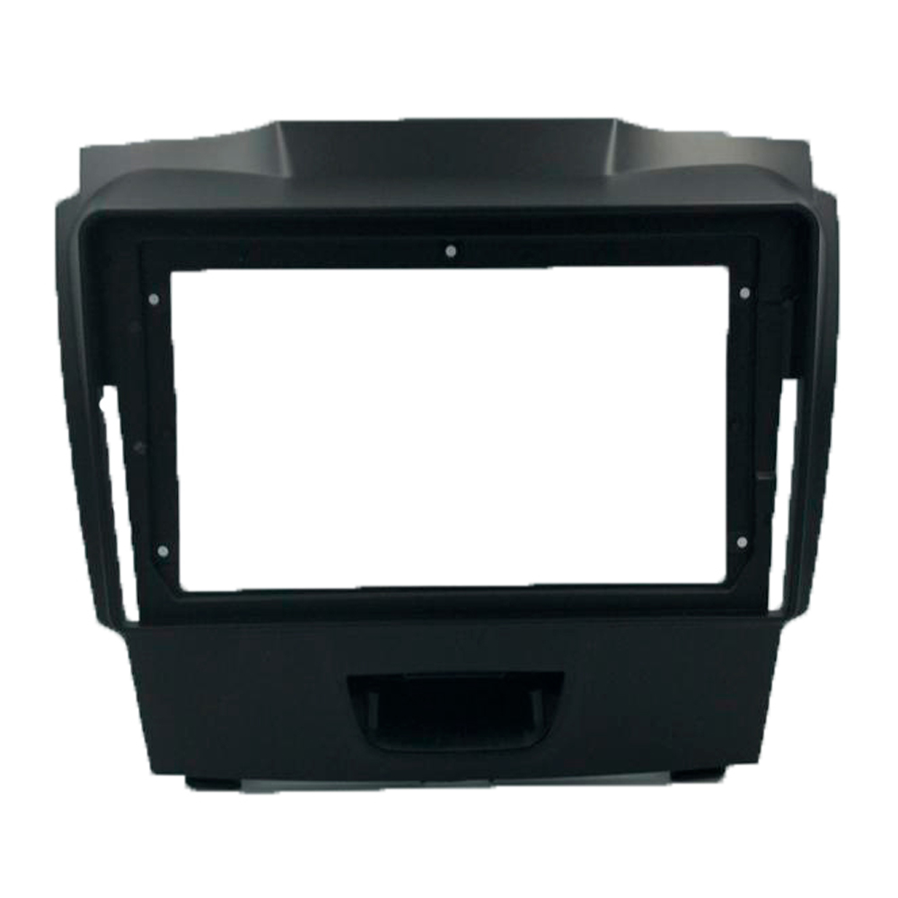 Moldura Chevrolet S10 2012 até 2015 2Din 9" Preta Expex - EPX9GM012