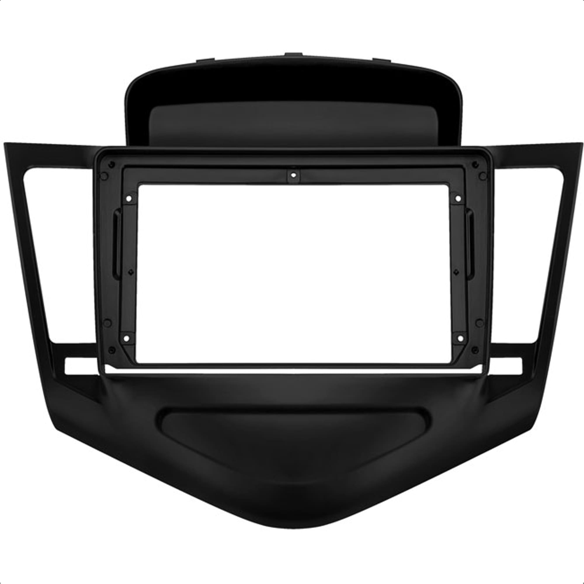 Moldura 9 Polegadas Preto Cruze 2009/2010/2011/2012/2013/2014/2015 Expex - EPX9GM004
