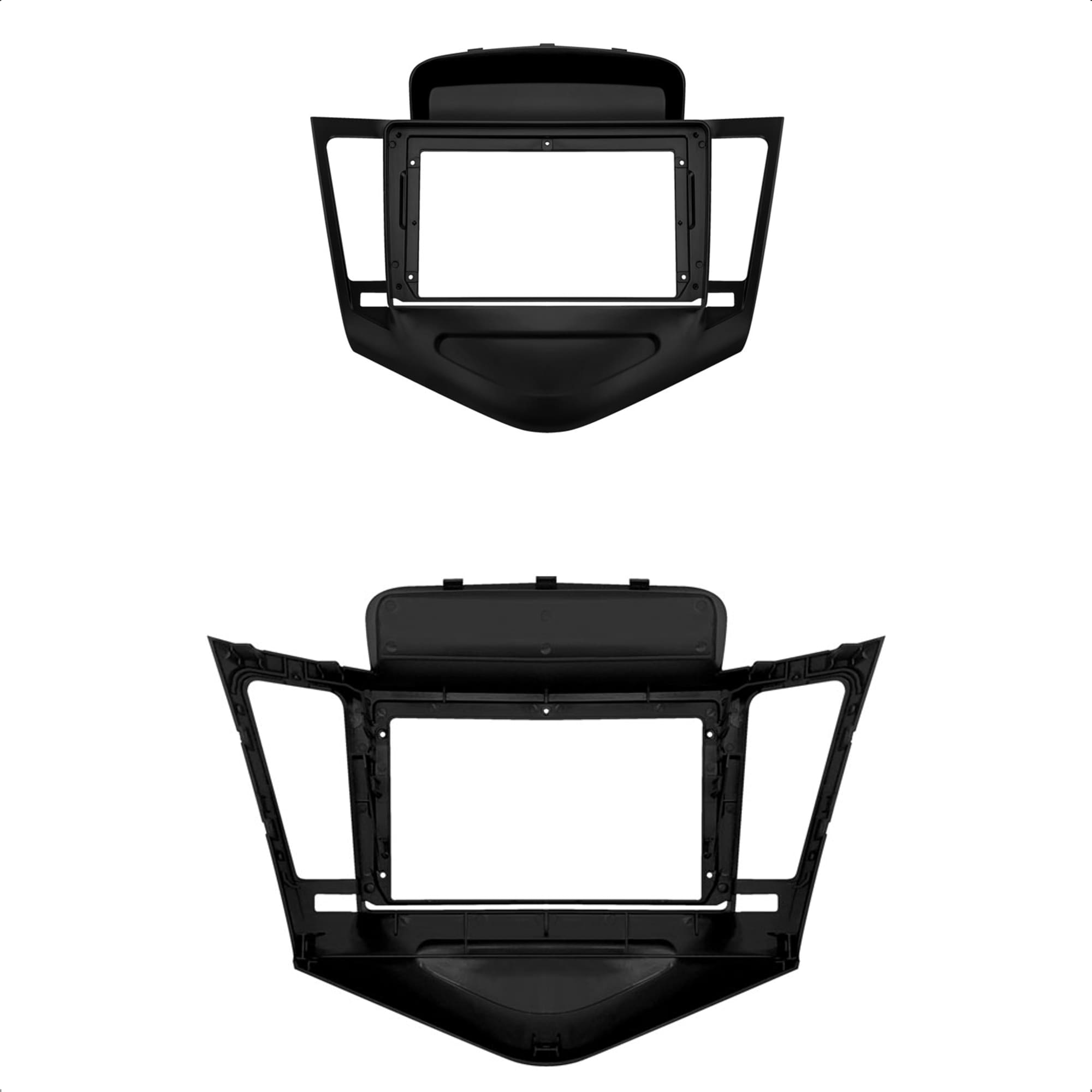 Moldura 9 Polegadas Preto Cruze 2009/2010/2011/2012/2013/2014/2015 Expex - EPX9GM004