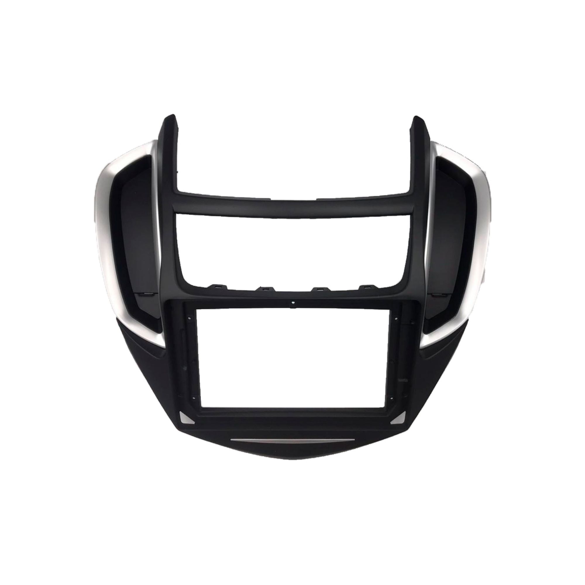 Moldura 9 Polegadas Preto E Prata Tracker 2014/2015/2016 Expex - EPX9GM003
