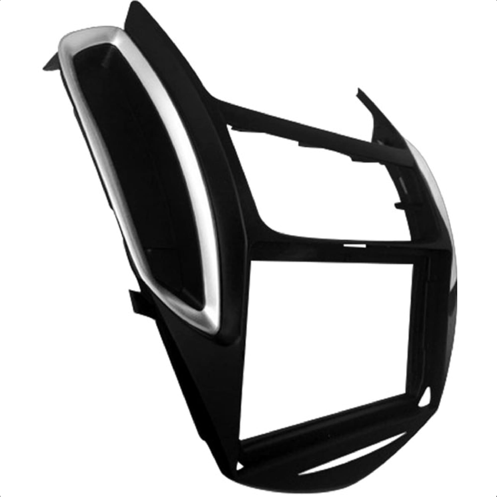Moldura 9 Polegadas Preto E Prata Tracker 2014/2015/2016 Expex - EPX9GM003