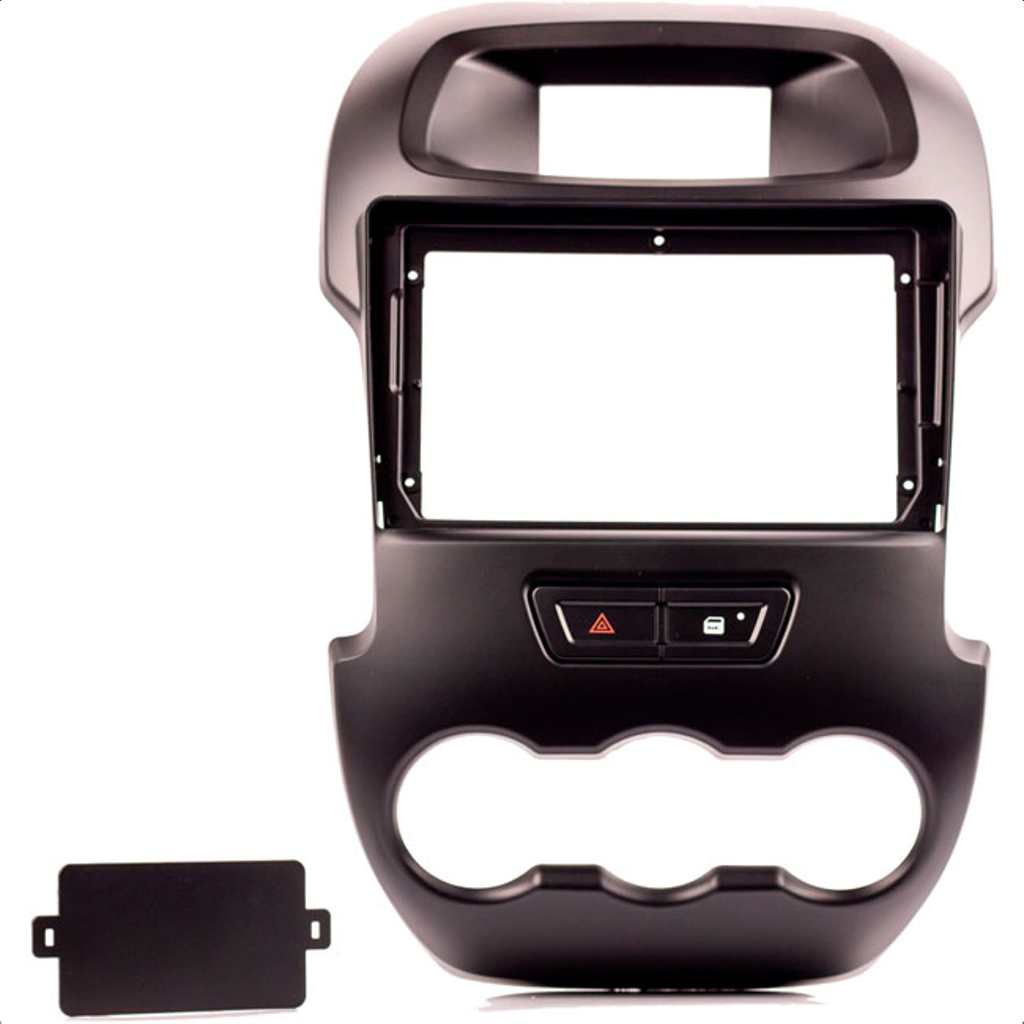 Moldura 9 Polegadas Preta Ranger 2013/2014/2015 Expex - EPX9FD004
