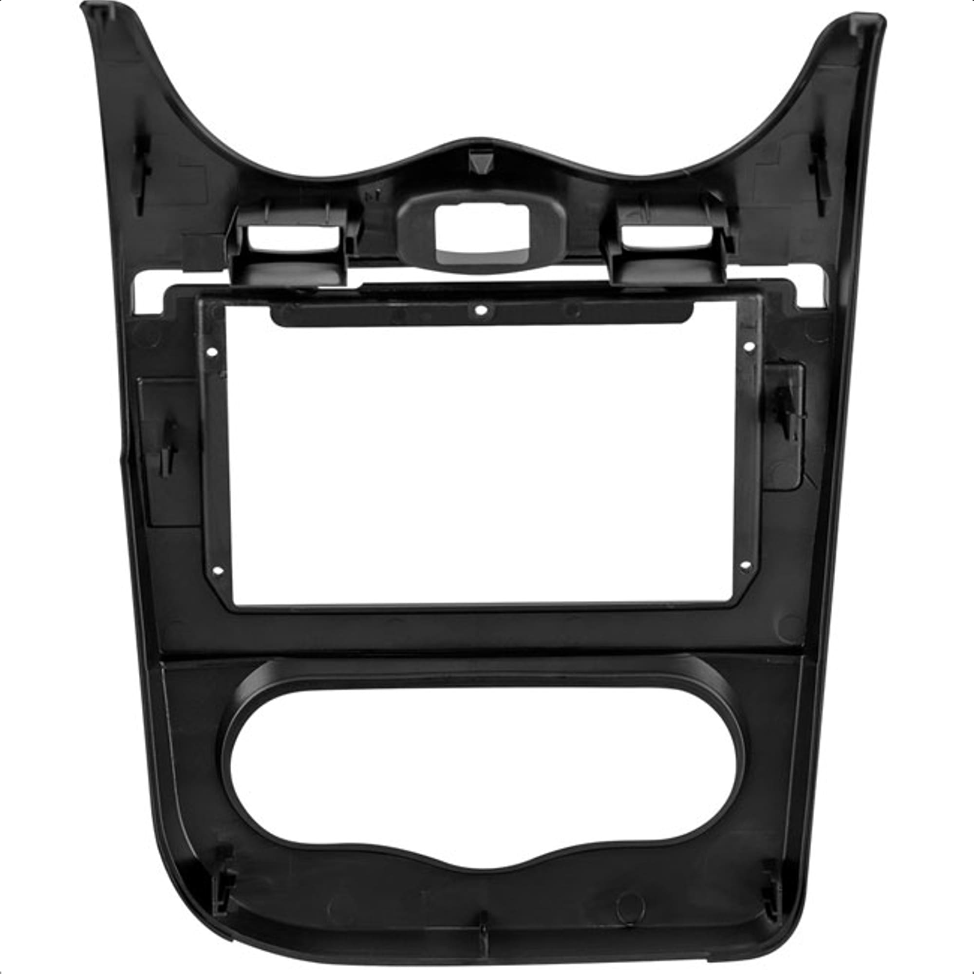 Moldura 10 Polegadas Preto Sandero 2013/2014 Expex - EPX10RN002