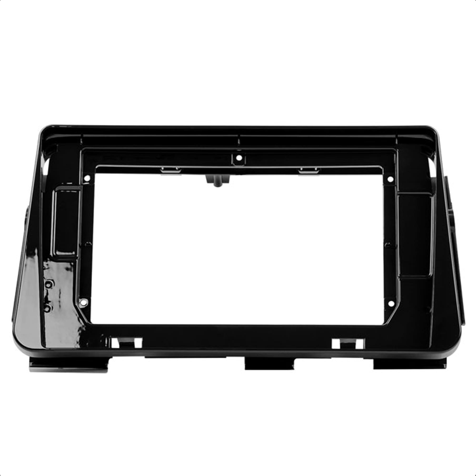 Moldura 10 Polegadas Black Piano Com Suporte De Fixação Kicks 2016-2021 Expex - EPX10NS003