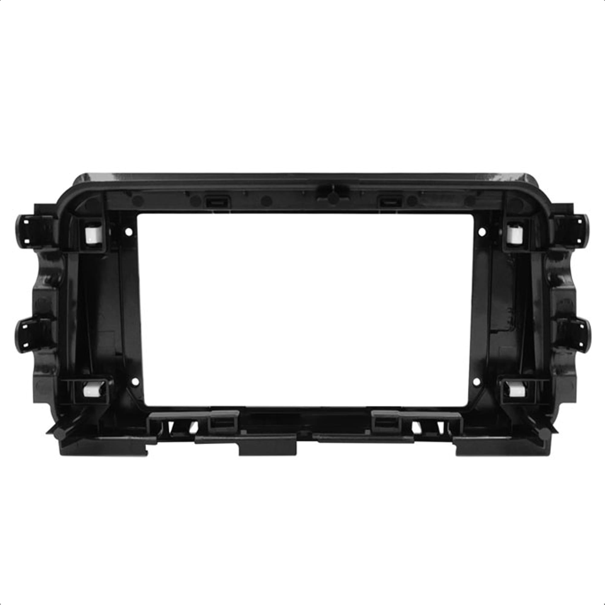 Moldura 10 Polegadas Black Piano Com Suporte De Fixação Kicks 2016-2021 Expex - EPX10NS003