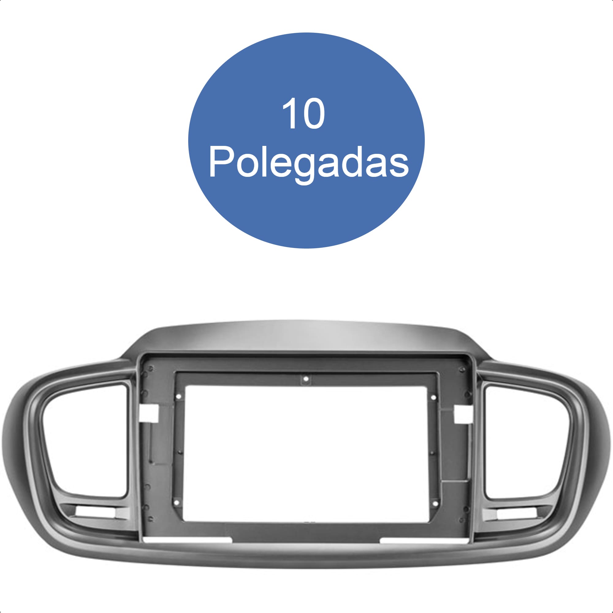 Moldura 10 Polegadas Grafite Sorento 2015/2016/2017/2018/2019/2020 Expex - EPX10KI001