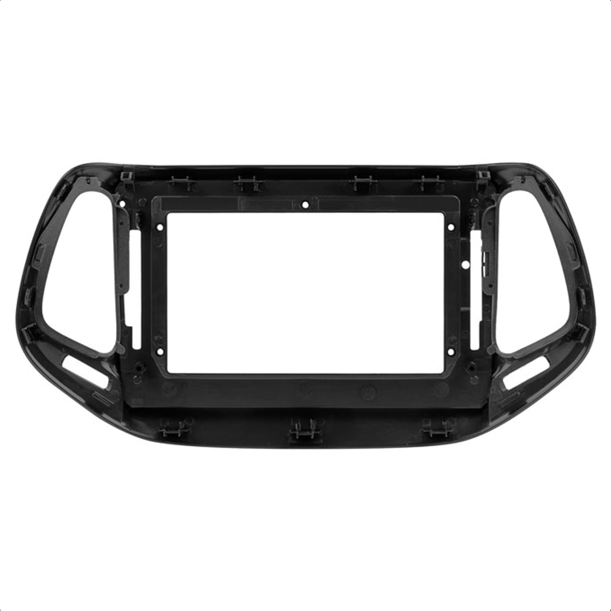 Moldura 10 Polegadas Black Piano Jeep Compass 2016/2017/2018/2019/2020 Expex - EPX10JP002