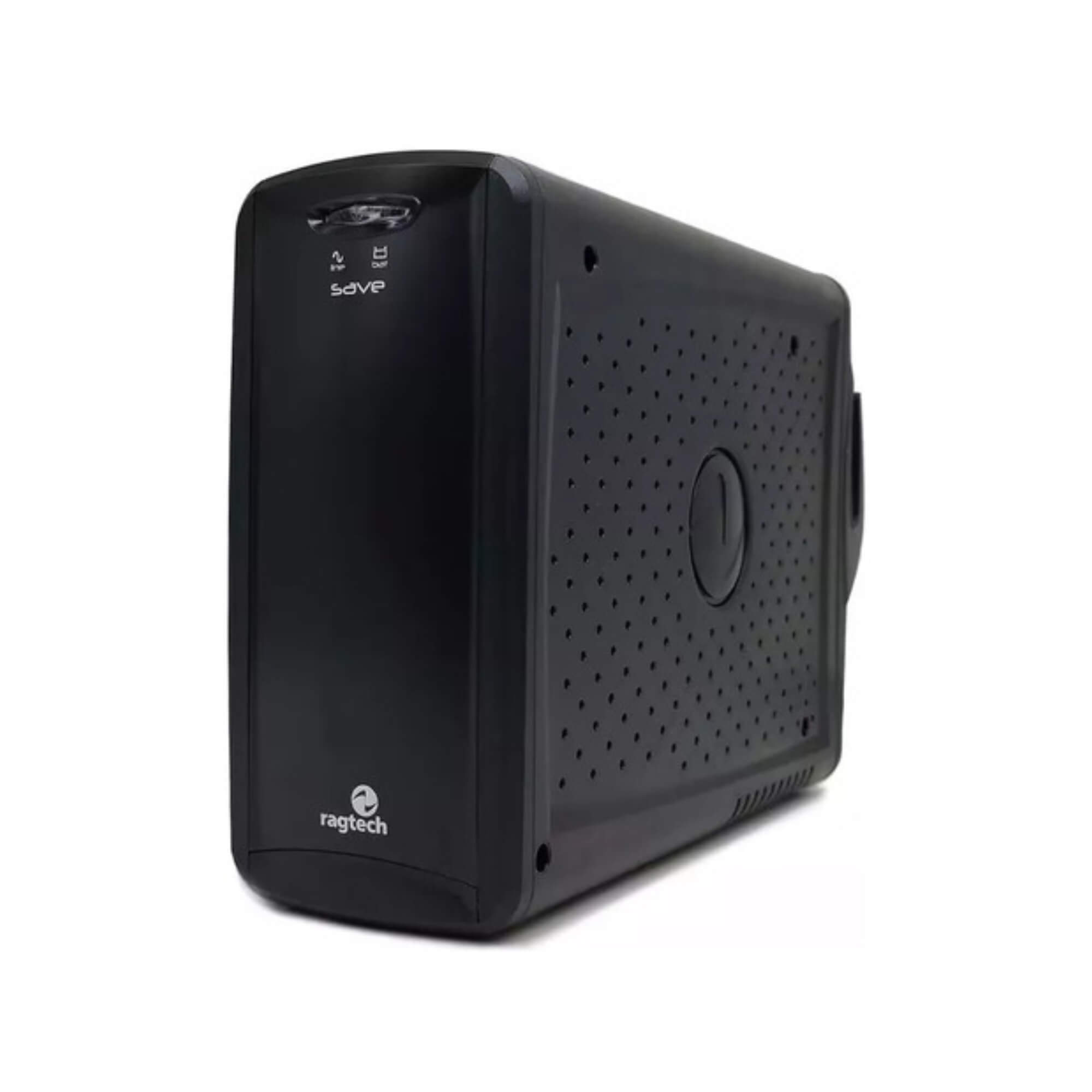 Nobreak Ragtech 500VA Save STD 20NSV4118 NSV Preto Trivolt 6 Tomadas