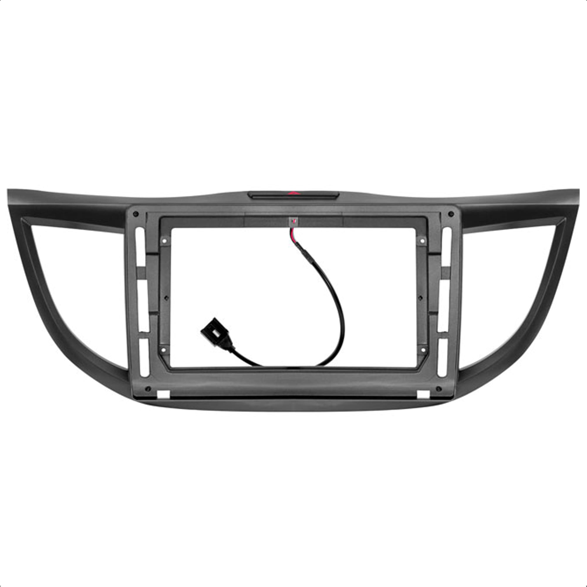 Moldura 10 Polegadas Grafite Com Suporte De Fixação CRV 2012-2016 Expex - EPX10HO003