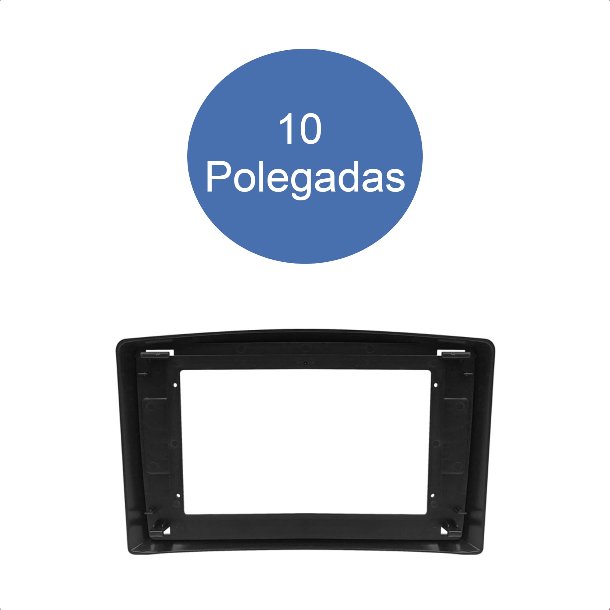 Moldura 10 Polegadas Preto Mercedes Vito 2015 em diante Expex - EPX10BE001