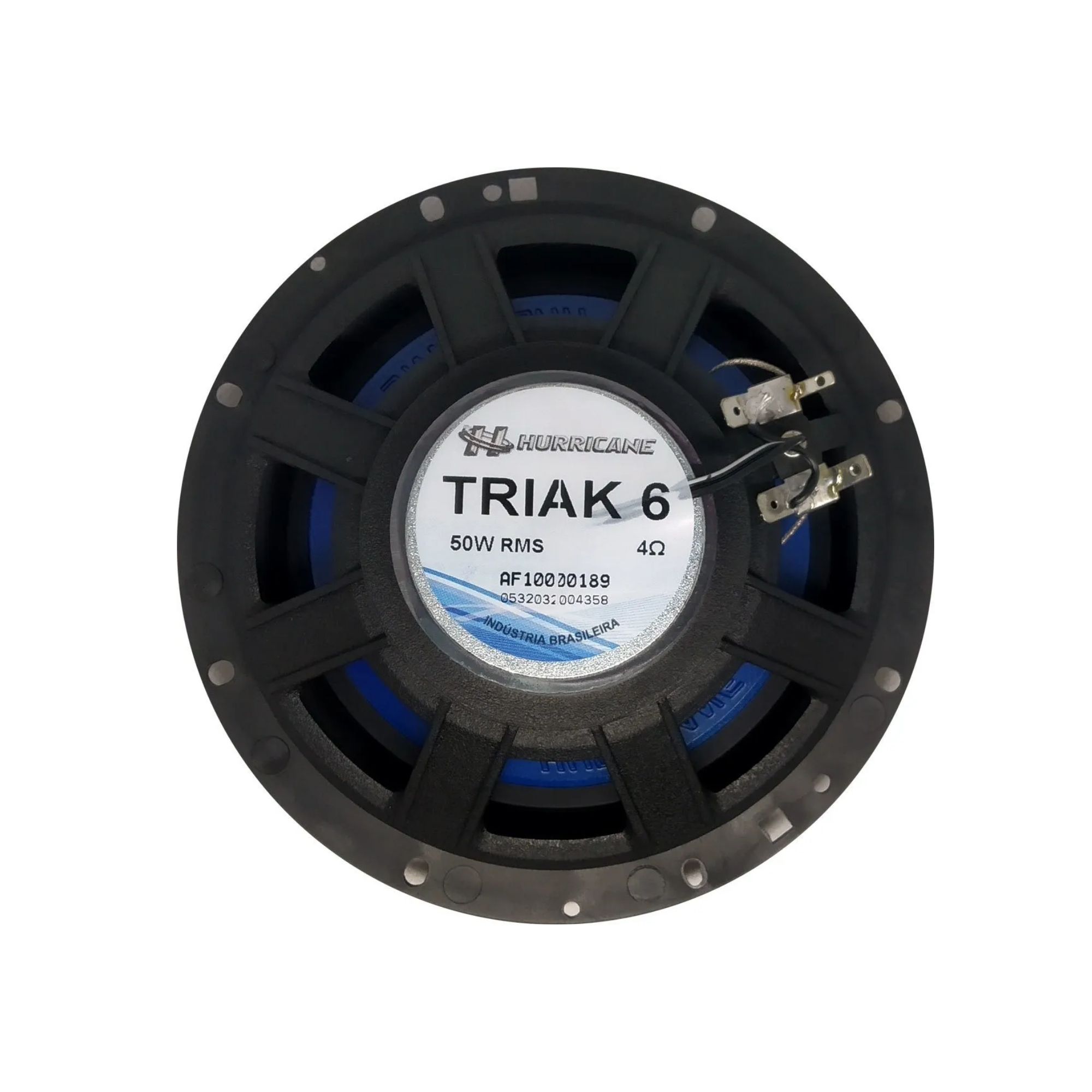 Par de Alto Falantes Carro Triaxial Universal 6" 100W RMS 4 Ohms Hurricane - AF10000188