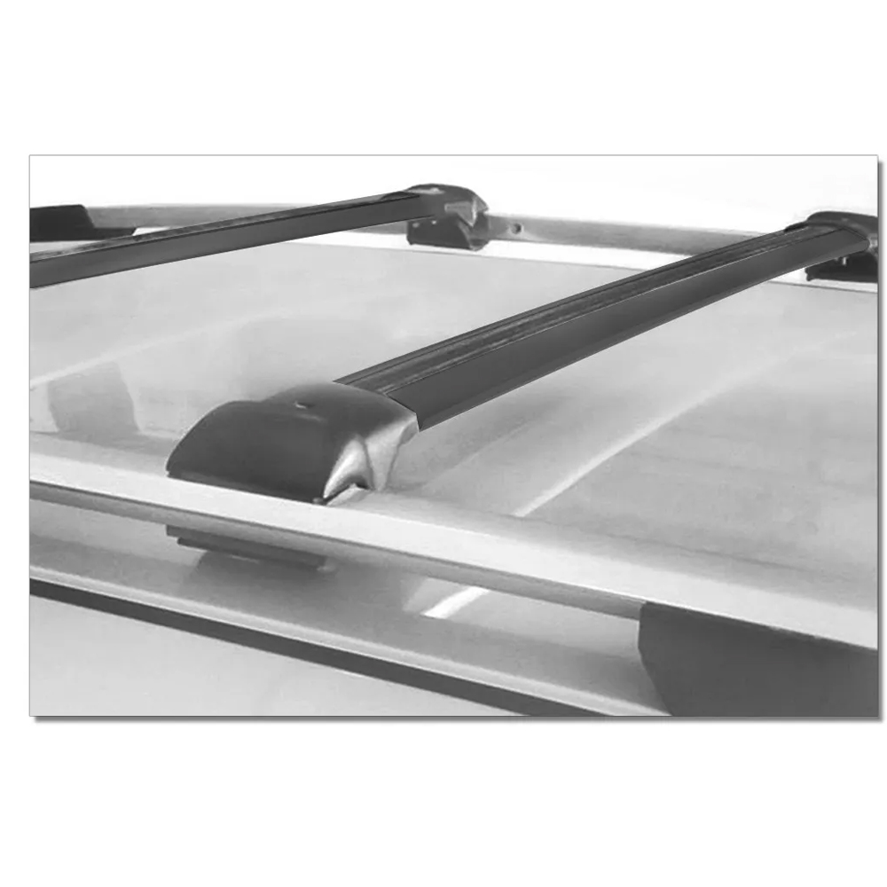 Rack Travessa de Teto Strada Cabine Dupla 2020 em diante Larga Preta Projecar - FI-261