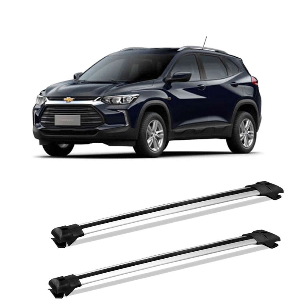 Rack Travessa de Teto Tracker 2020 em diante Larga Prata Projecar - C-385