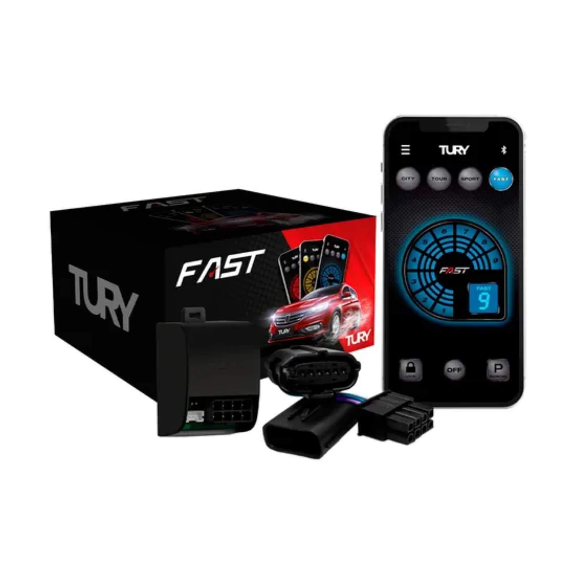 Módulo de Aceleração Citroen/Fiat/Ford/Hyundai/Iveco/Kia/Nissan/Peugeot/SsangYong Tury FAST2.0O